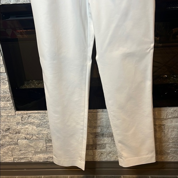 Talbots Newport White Cotton Rayon Blend Pants size 10 - Picture 8 of 13